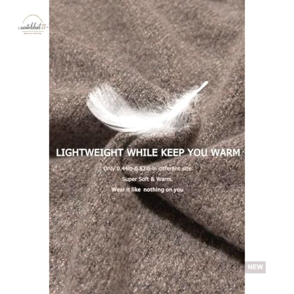 Cropped Turtleneck Pullover Sweater Lightweight F… - image 3